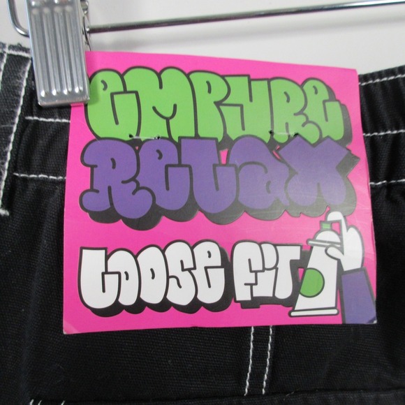 Empyre Alani Relax Loose Fit Pants Women S Black Low Rise Cargo Streetwear 604 - Picture 3 of 14